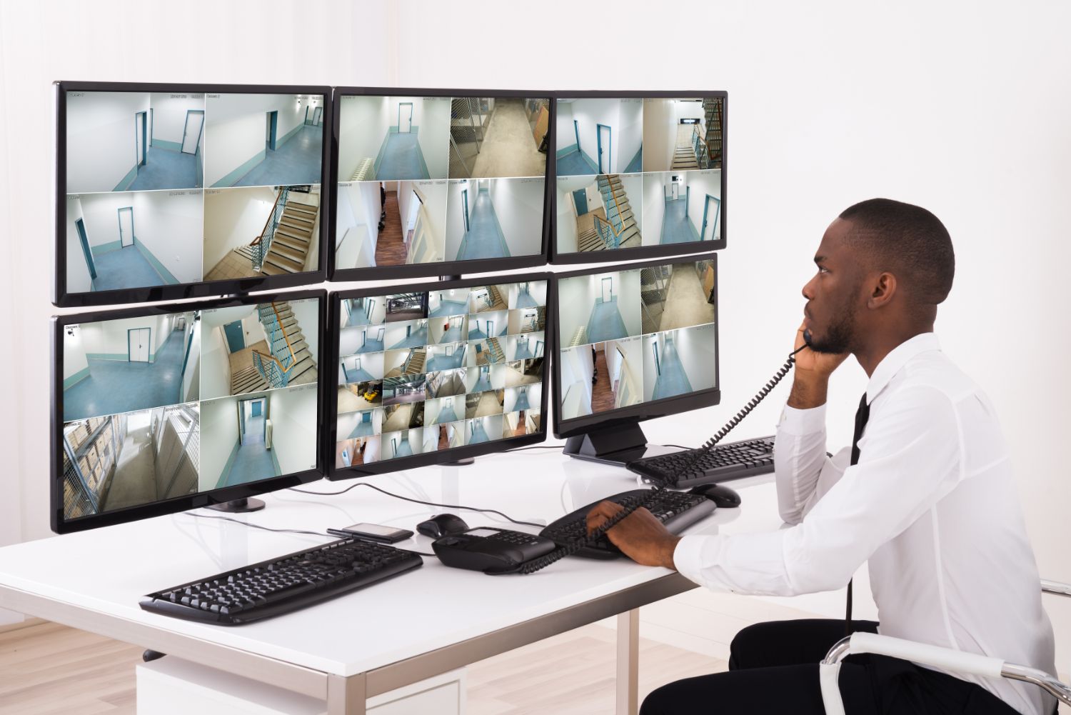 CCTV Monitoring Security Officers